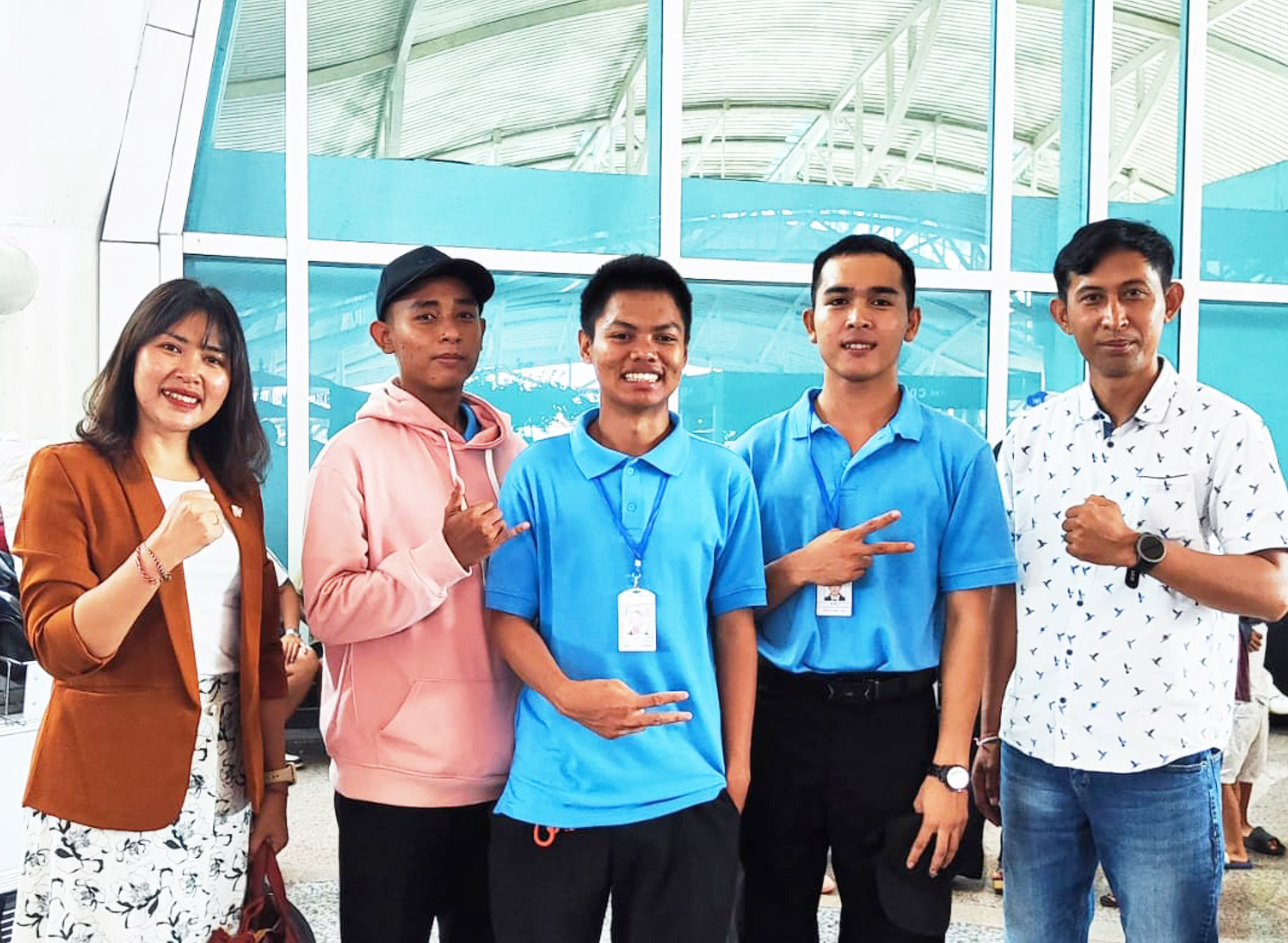 Keberangkatan Irul, Guna, & Oka